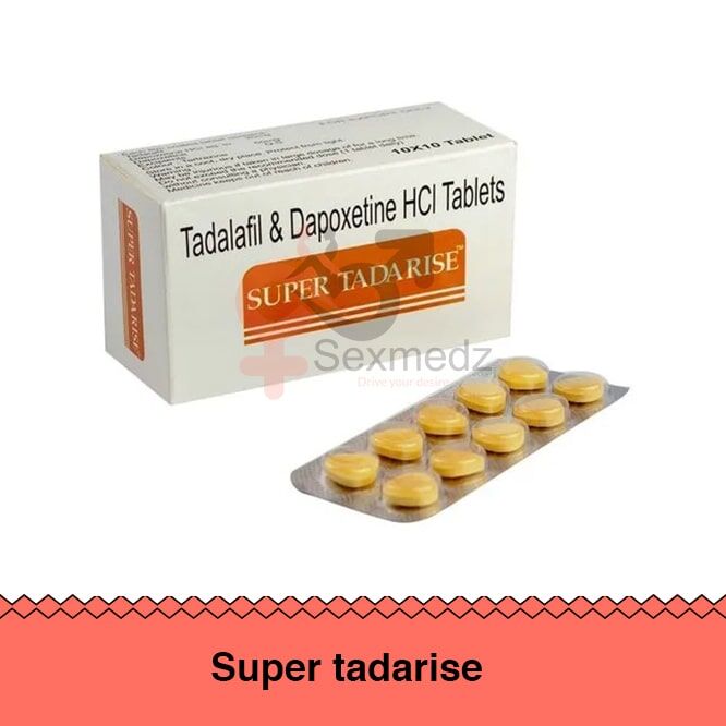 Super Tadarise: Tadalafil 20 Mg And Dapoxetine 60 Mg